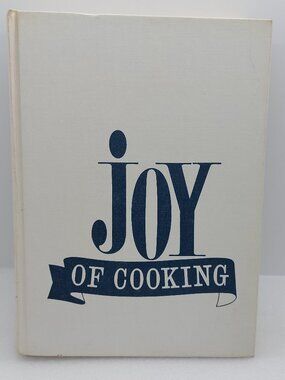 Vintage Joy Of Cooking Hardcover Cookbook
